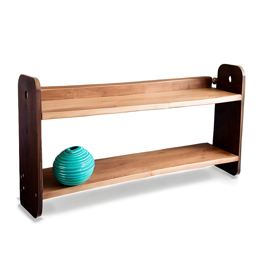 Creative Wood Shelf Setups Png Cut PNG image