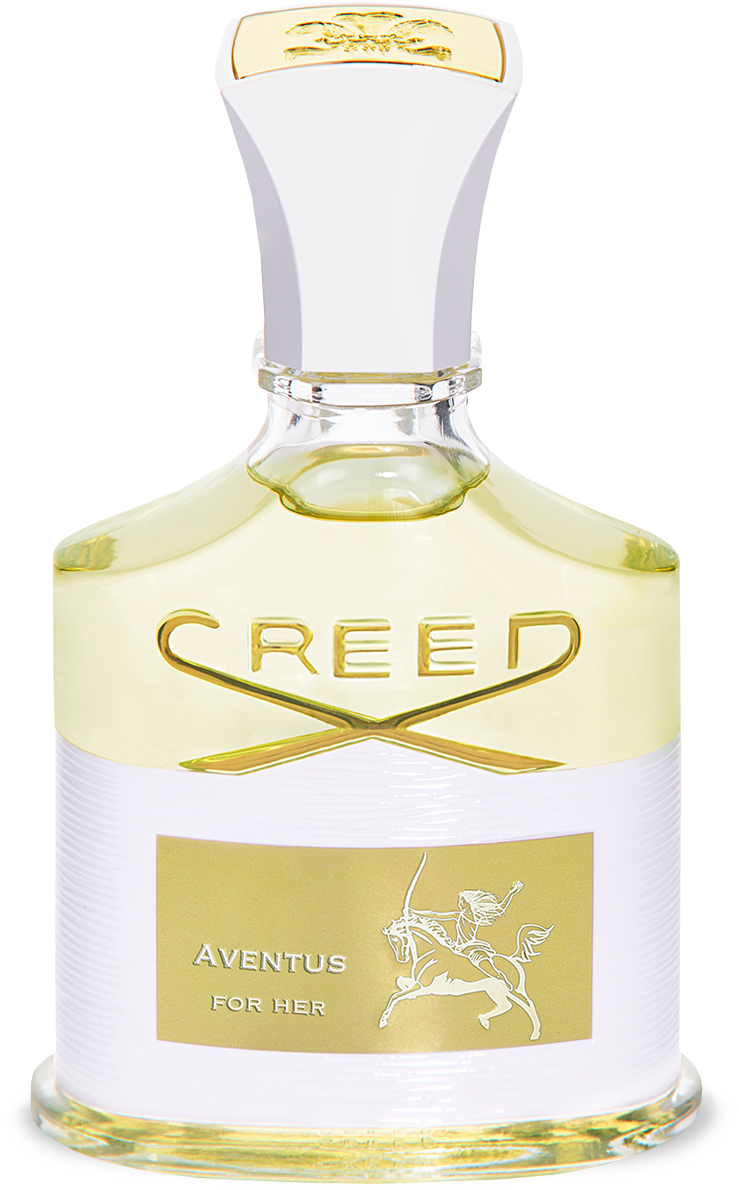 Creed Aventus For Her Perfume Bottle PNG image