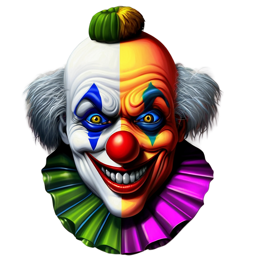 Creepy Clown Face Drawing Png 99 PNG image