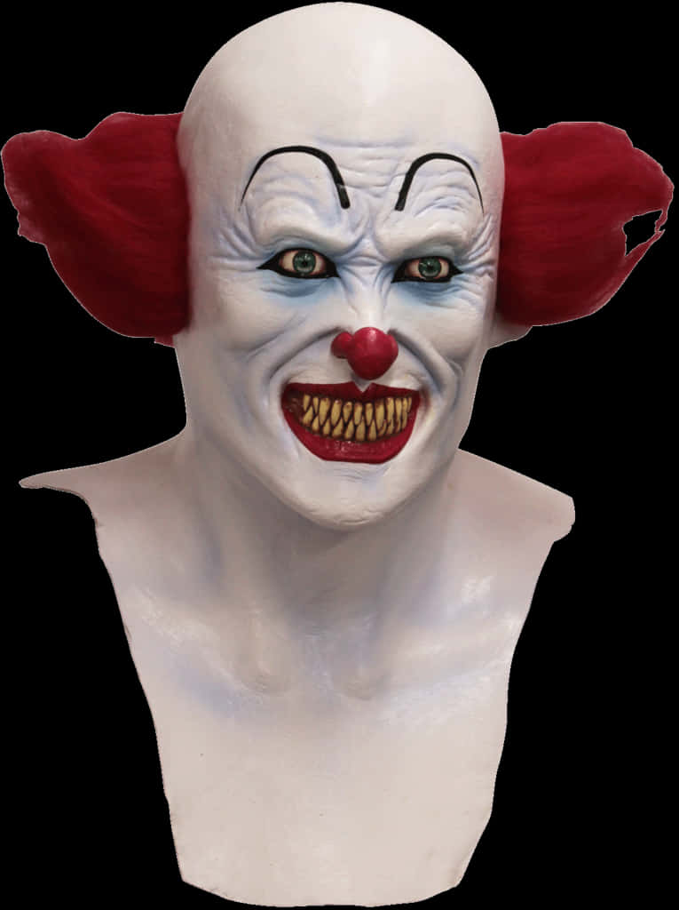 Creepy Clown Mask PNG image