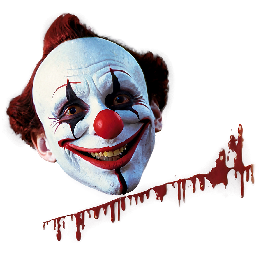 Creepy Clown Smile Png 06122024 PNG image