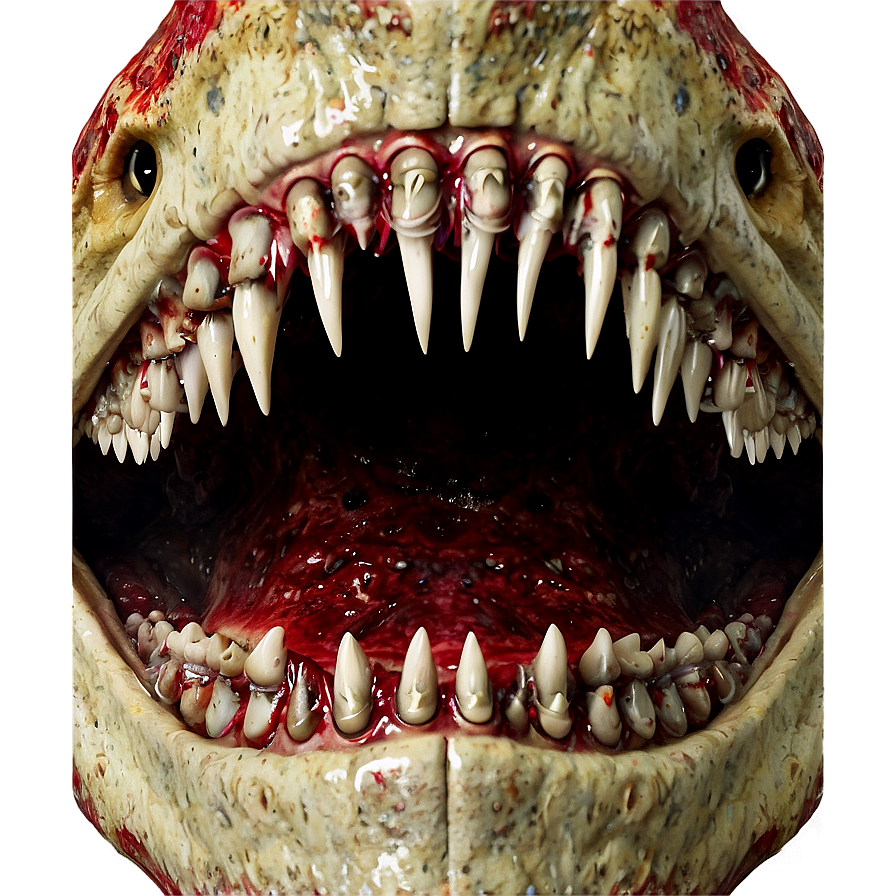 Creepy Creature Jaws Png 06132024 PNG image