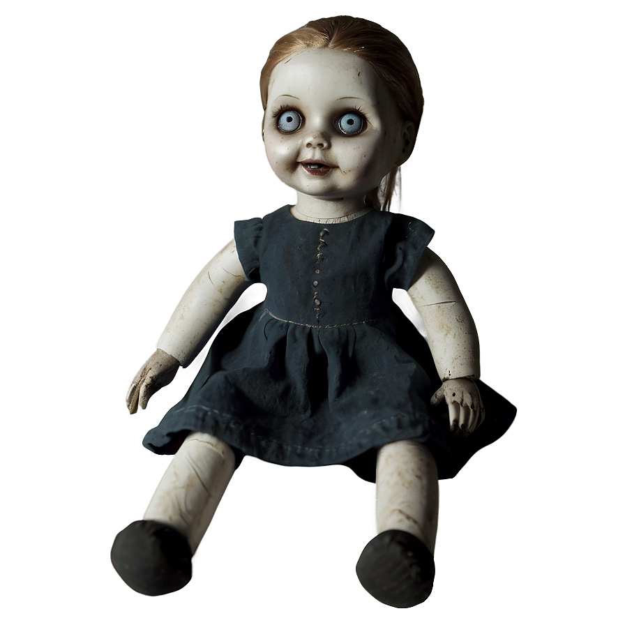 Creepy Doll In Dark Png 06252024 PNG image