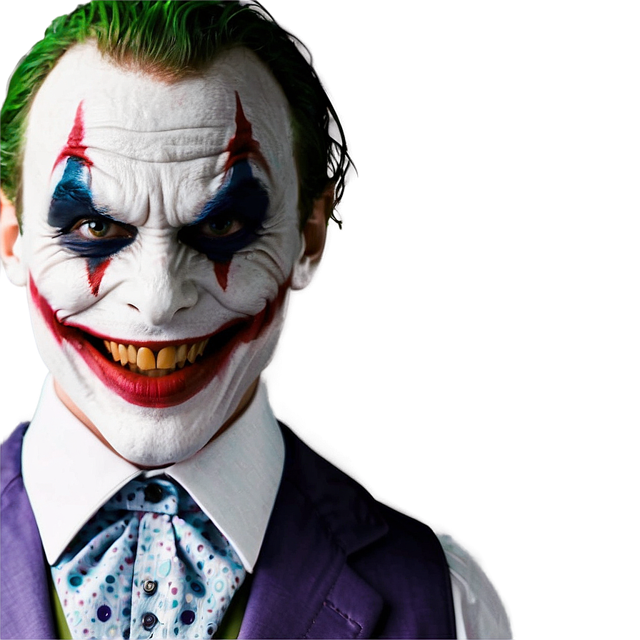 Creepy Joker Smile Png 05212024 PNG image