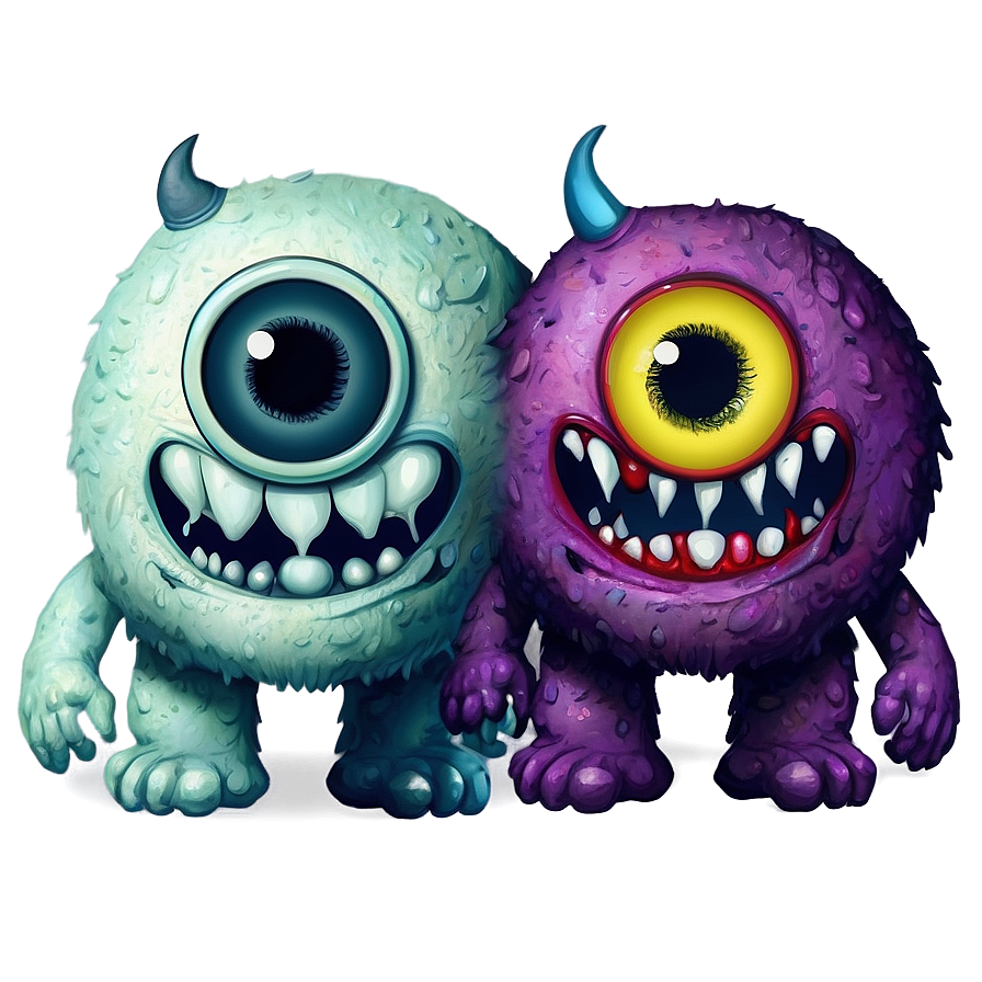 Creepy Monster Drawing Png 06122024 PNG image