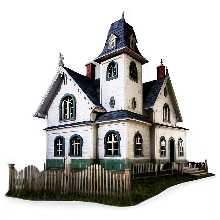 Creepy Old Haunted House Png 16 PNG image