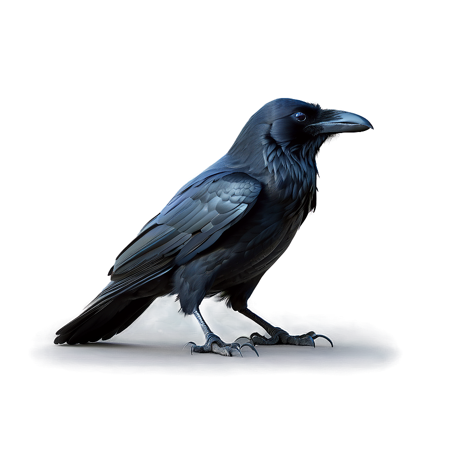 Creepy Raven In Fog Png Lug27 PNG image