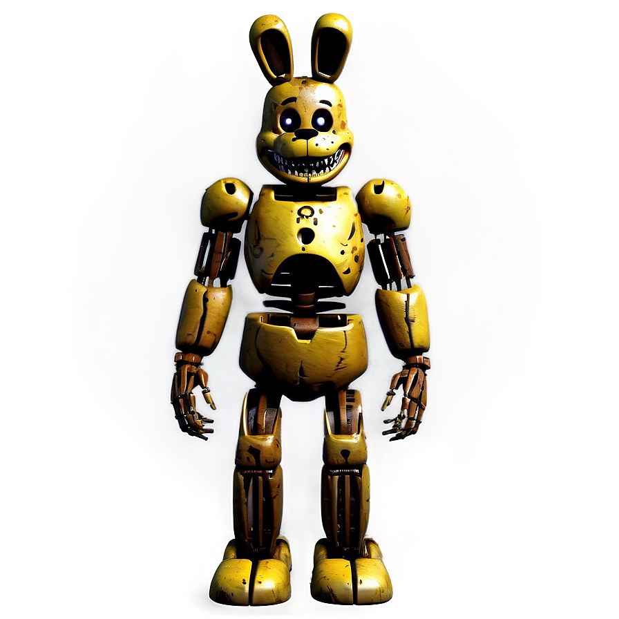 Creepy Springtrap Model Png Ets PNG image