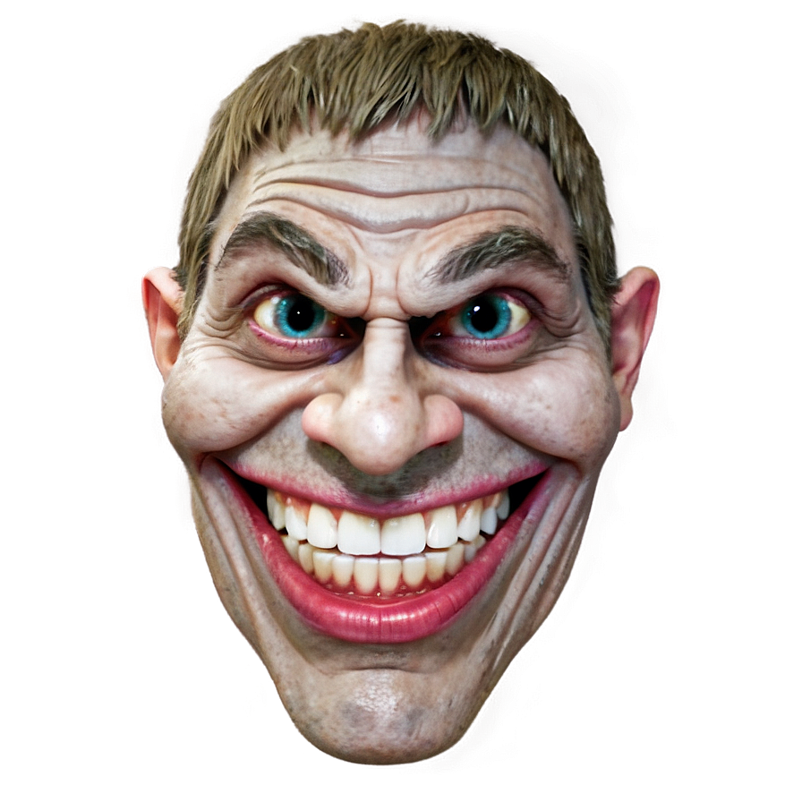 Creepy Trollface Edit Png 05232024 PNG image