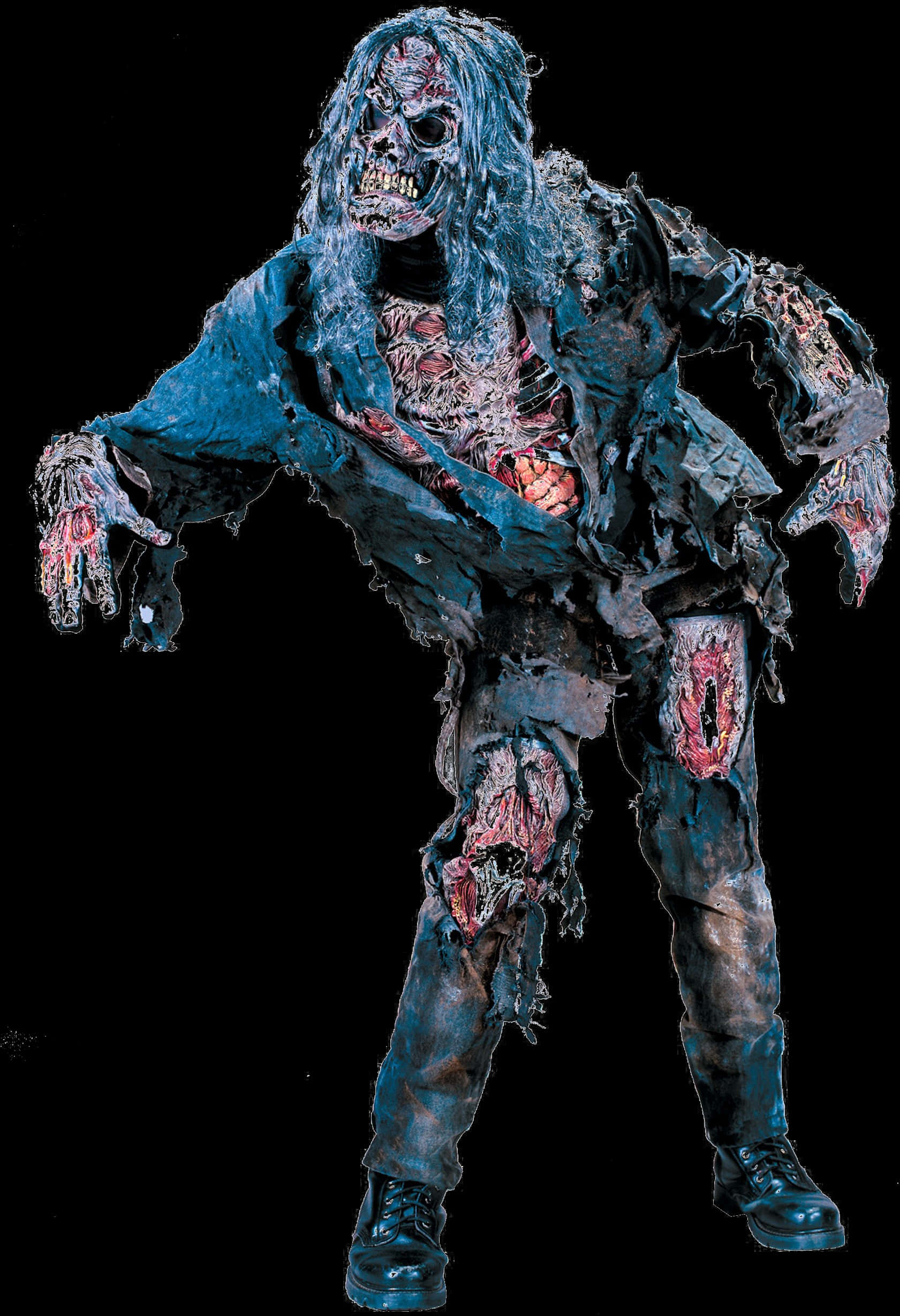 Creepy_ Zombie_ Figure PNG image