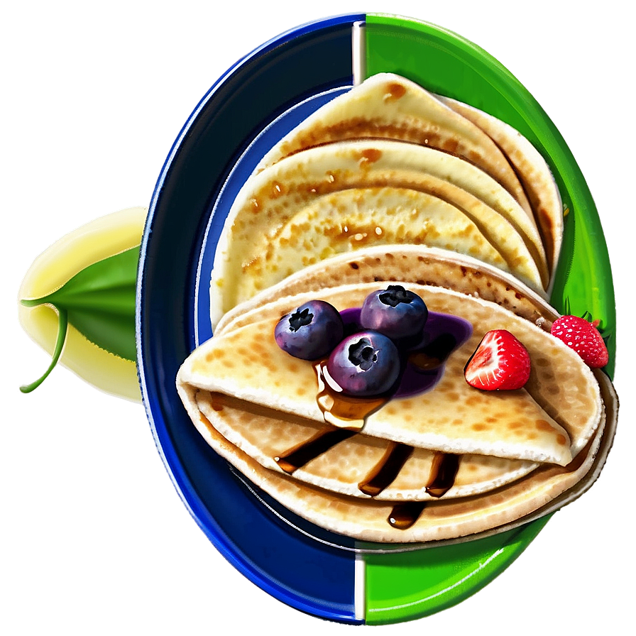 Crepe Vs Pancake Comparison Png 05242024 PNG image
