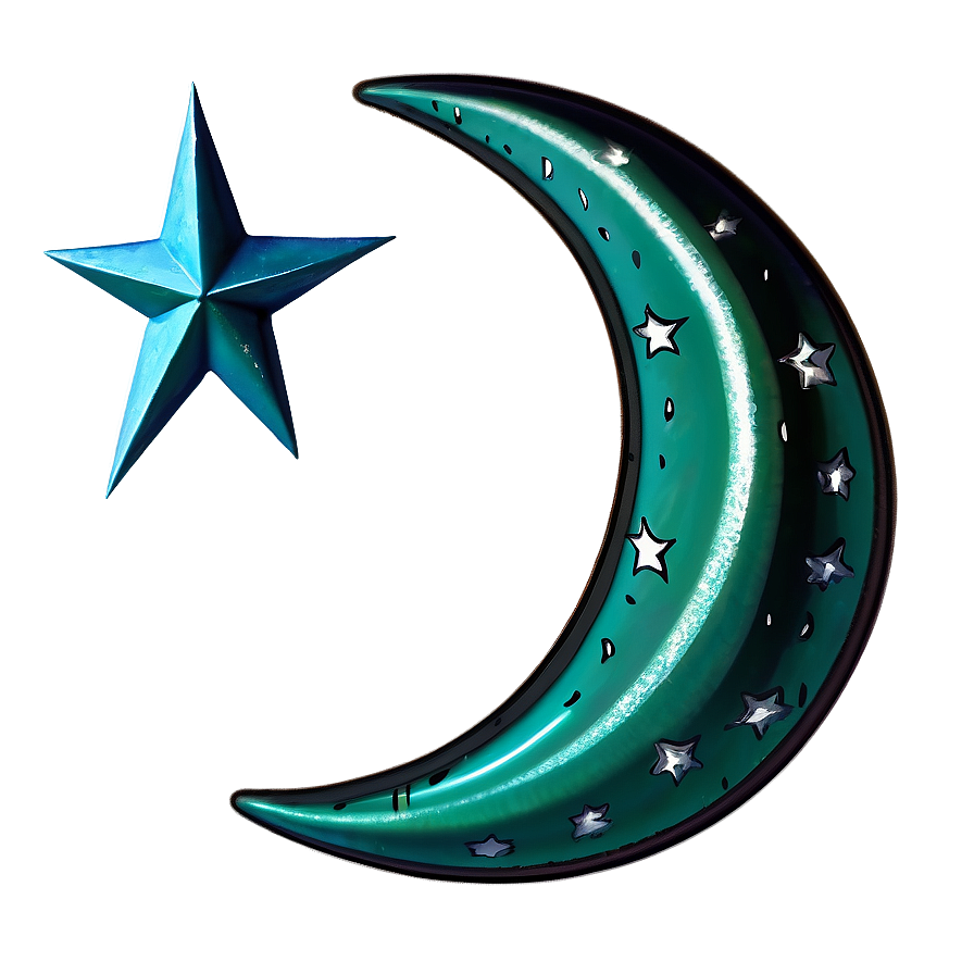 Crescent And Star Flag Png 33 PNG image