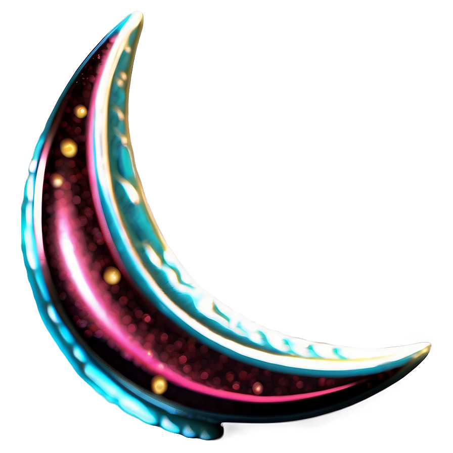 Crescent Moon Charm Png Vyf PNG image