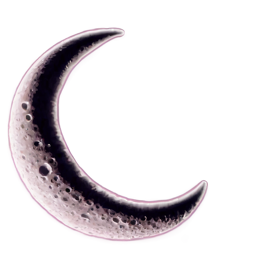 Crescent Moon On Velvet Sky Png Ebw62 PNG image