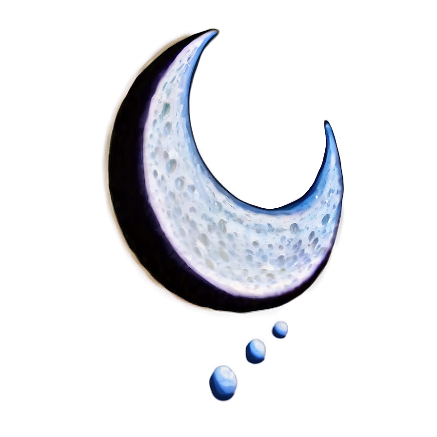 Crescent Moon Reflection Png Eto8 PNG image