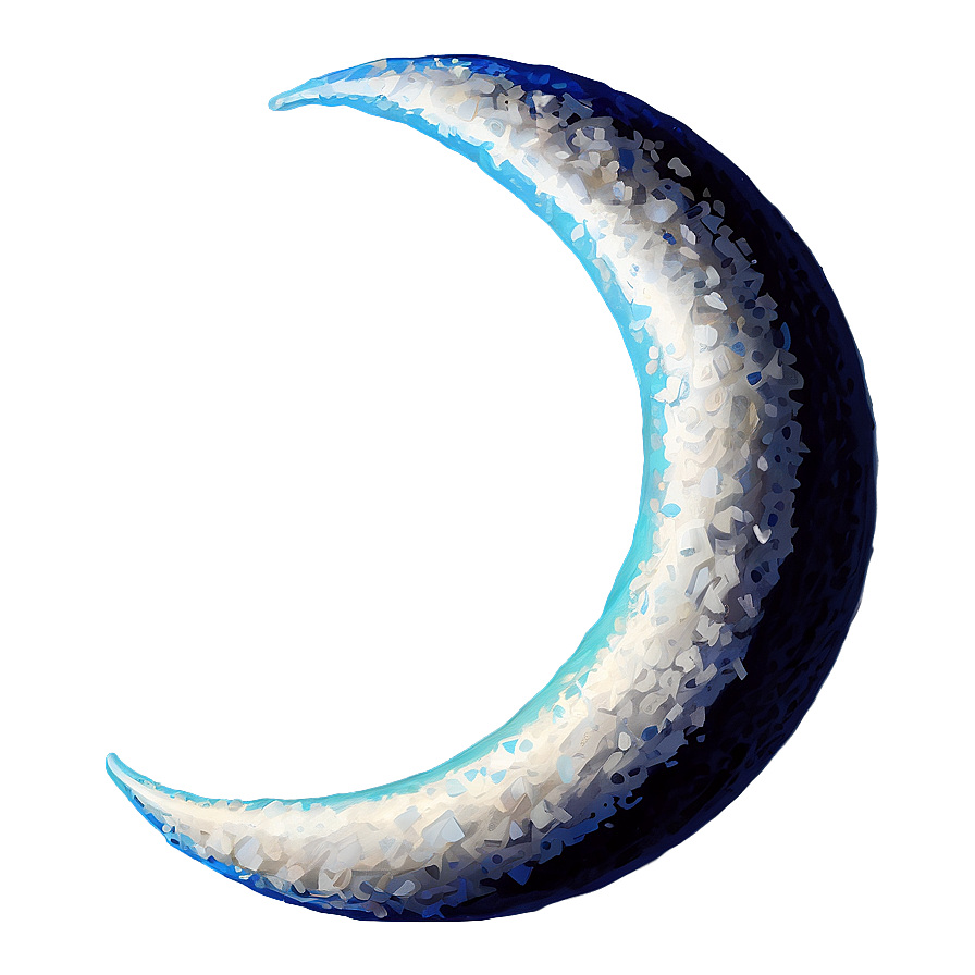 Crescent Moon With Clouds Png 06252024 PNG image