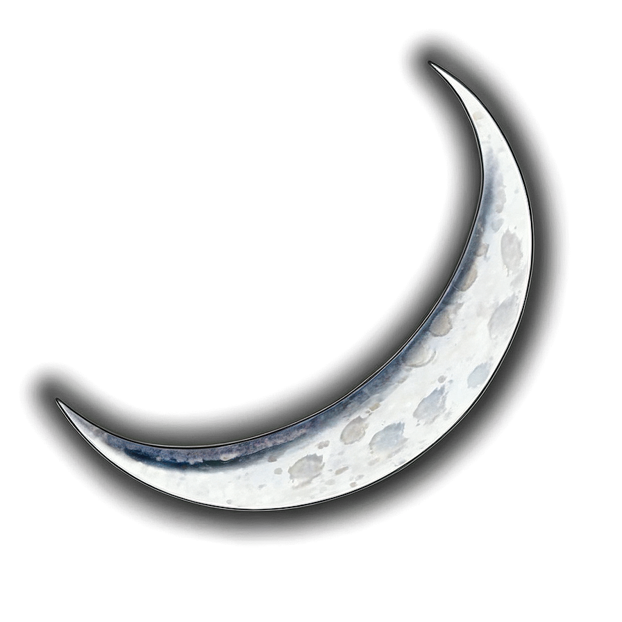 Crescent Moon With Planet Png 05212024 PNG image