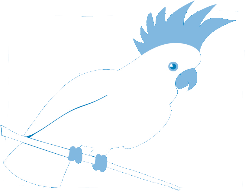 Crested Cockatoo Vector Art PNG image