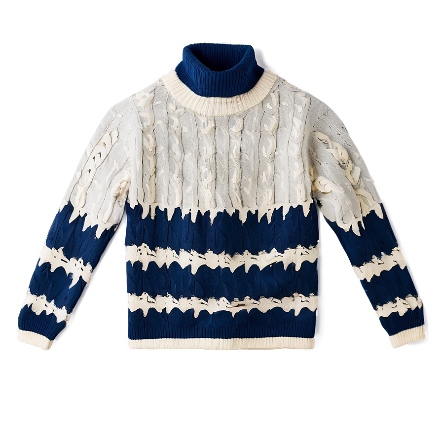 Crewneck Jumper With Turtleneck Png Fwb75 PNG image