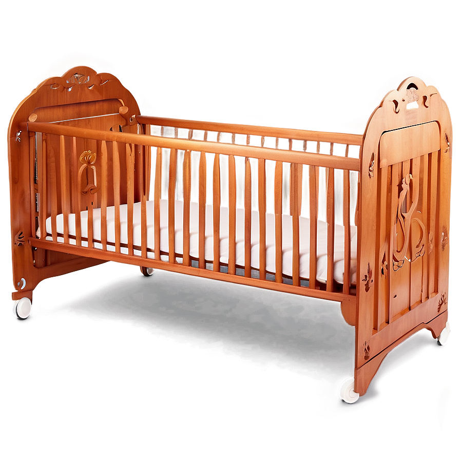 Crib Bed For Babies Png 06282024 PNG image