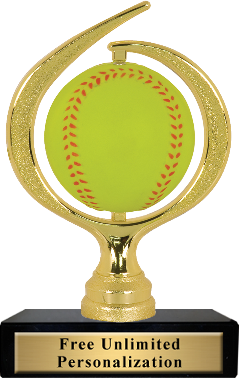 Cricket Ball Trophy Award PNG image