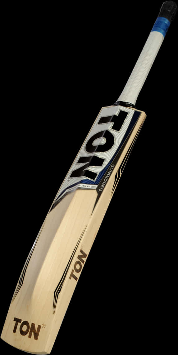 Cricket Bat T O N Brand Isolated PNG image