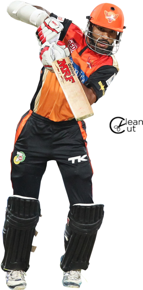 Cricketerin Action Pose PNG image