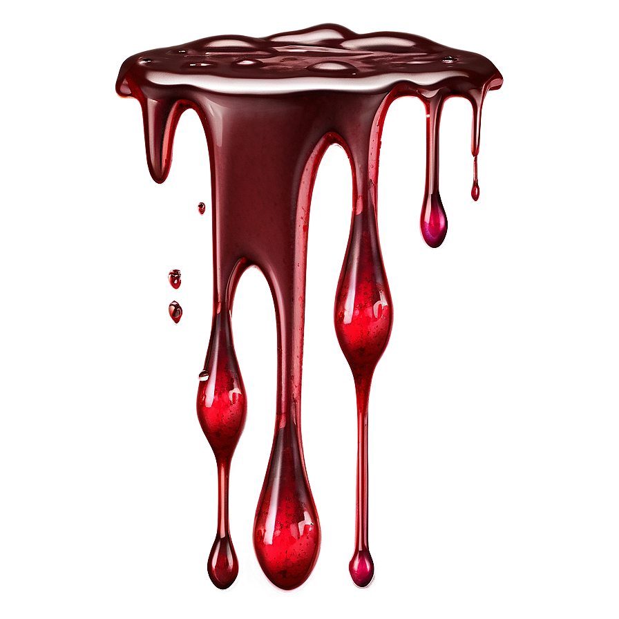 Crimson Drops: Blood Drip Effect Png 26 PNG image