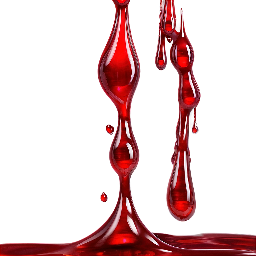 Crimson Drops: Blood Drip Effect Png Wbj PNG image