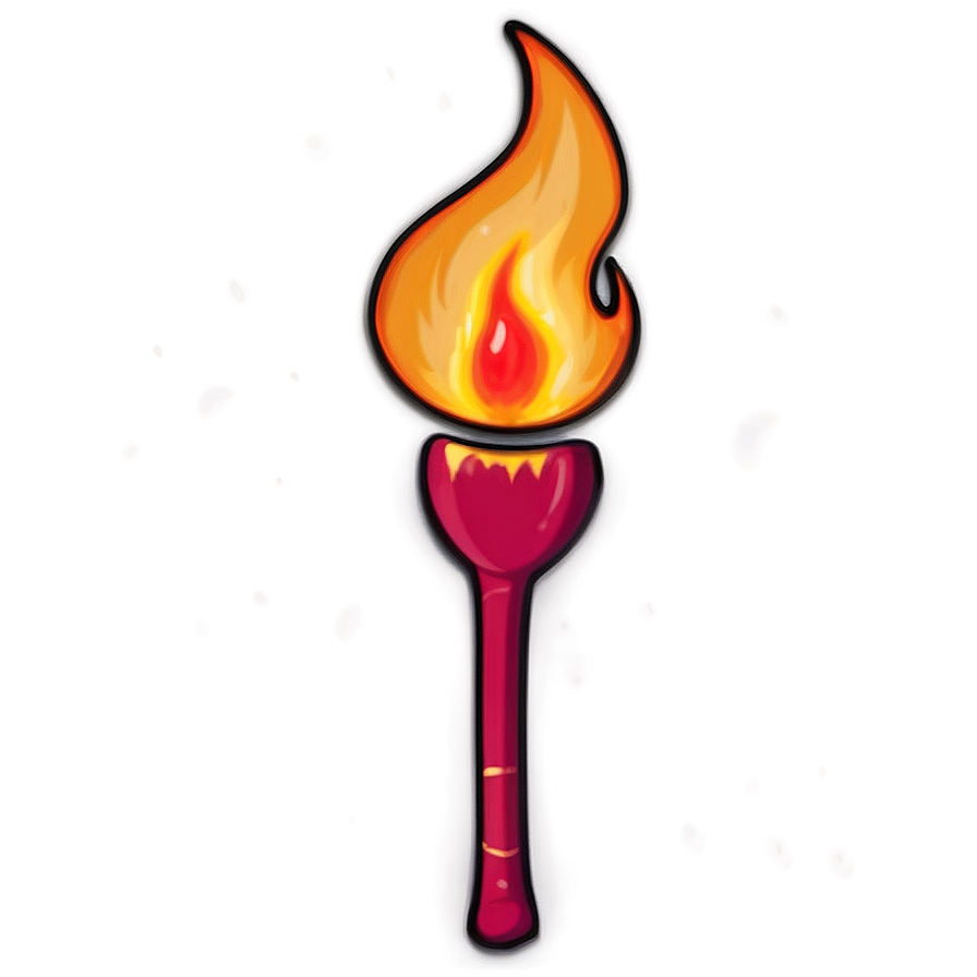 Crimson Flame Graphic Png 06252024 PNG image