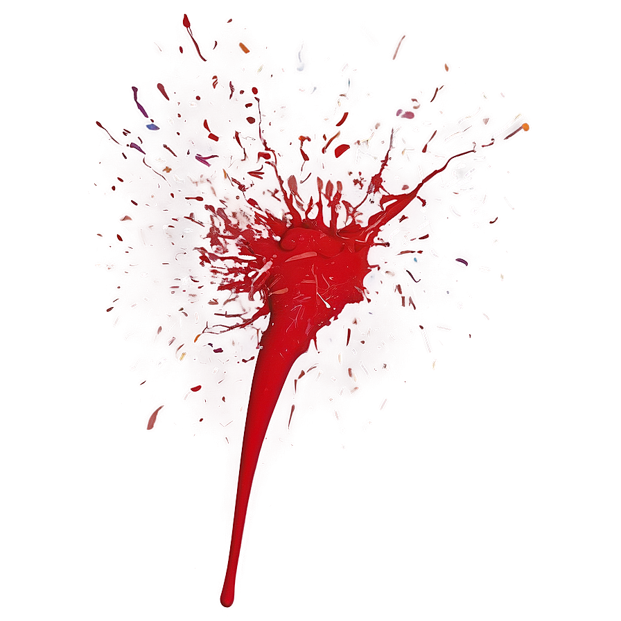 Crimson Splatter Splash Png 06132024 PNG image