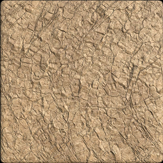 Crinkled Brown Paper Texture PNG image
