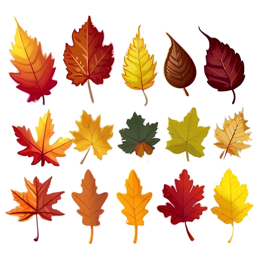 Crisp Fall Leaves Png Vgs PNG image