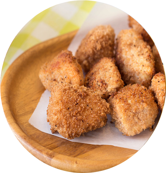 Crispy Chicken Nuggetson Plate PNG image