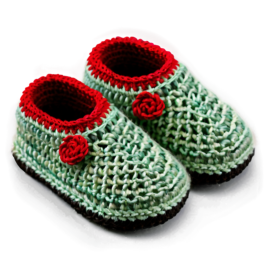 Crochet Baby Shoes Png 90 PNG image