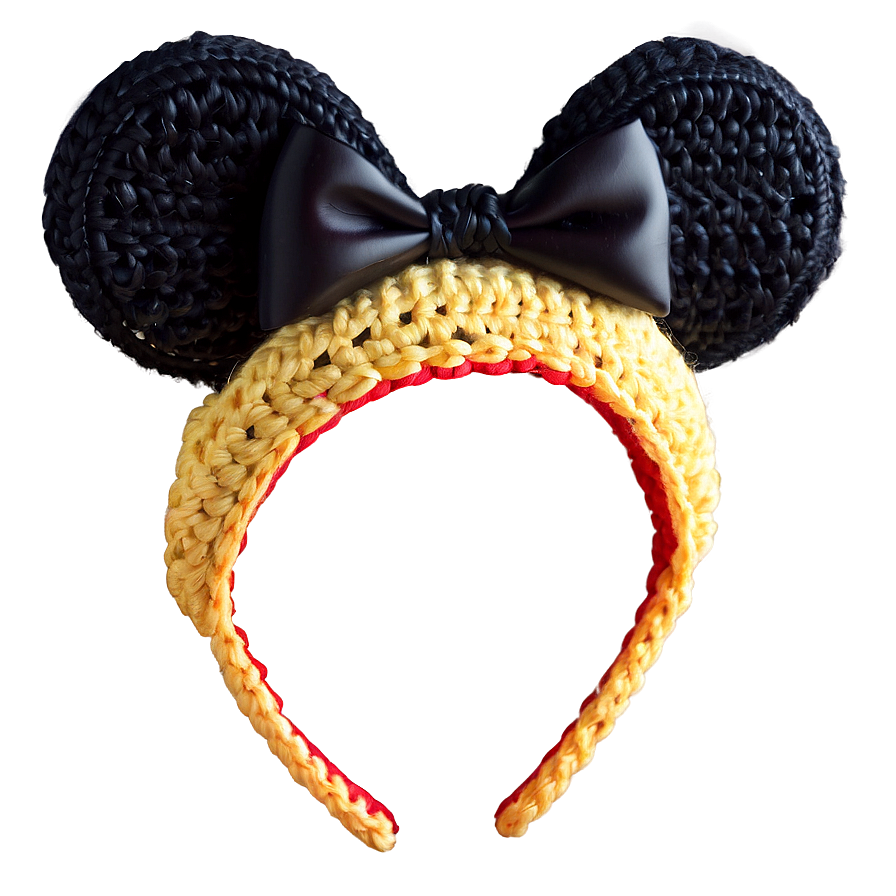 Crochet Minnie Mouse Ears Png 96 PNG image