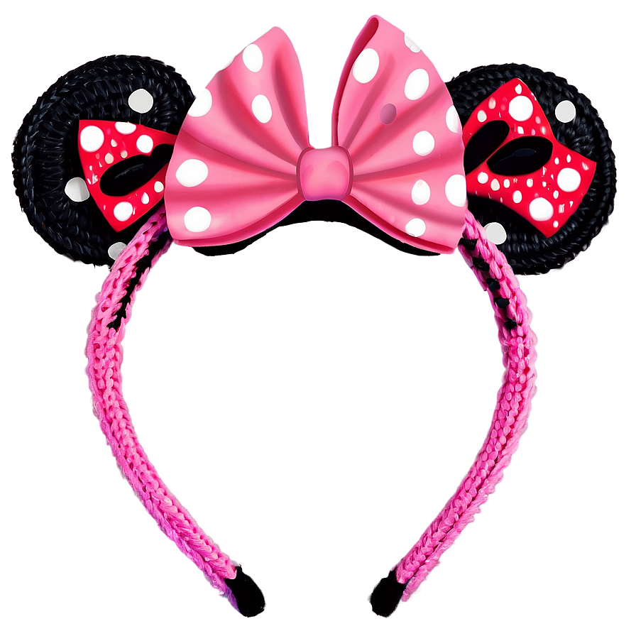 Crochet Minnie Mouse Ears Png Kge PNG image