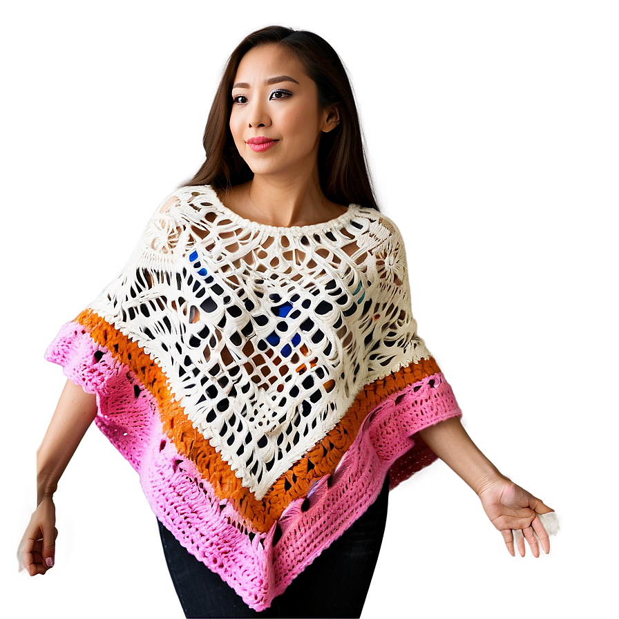 Crochet Poncho Detail Png Qdv49 PNG image