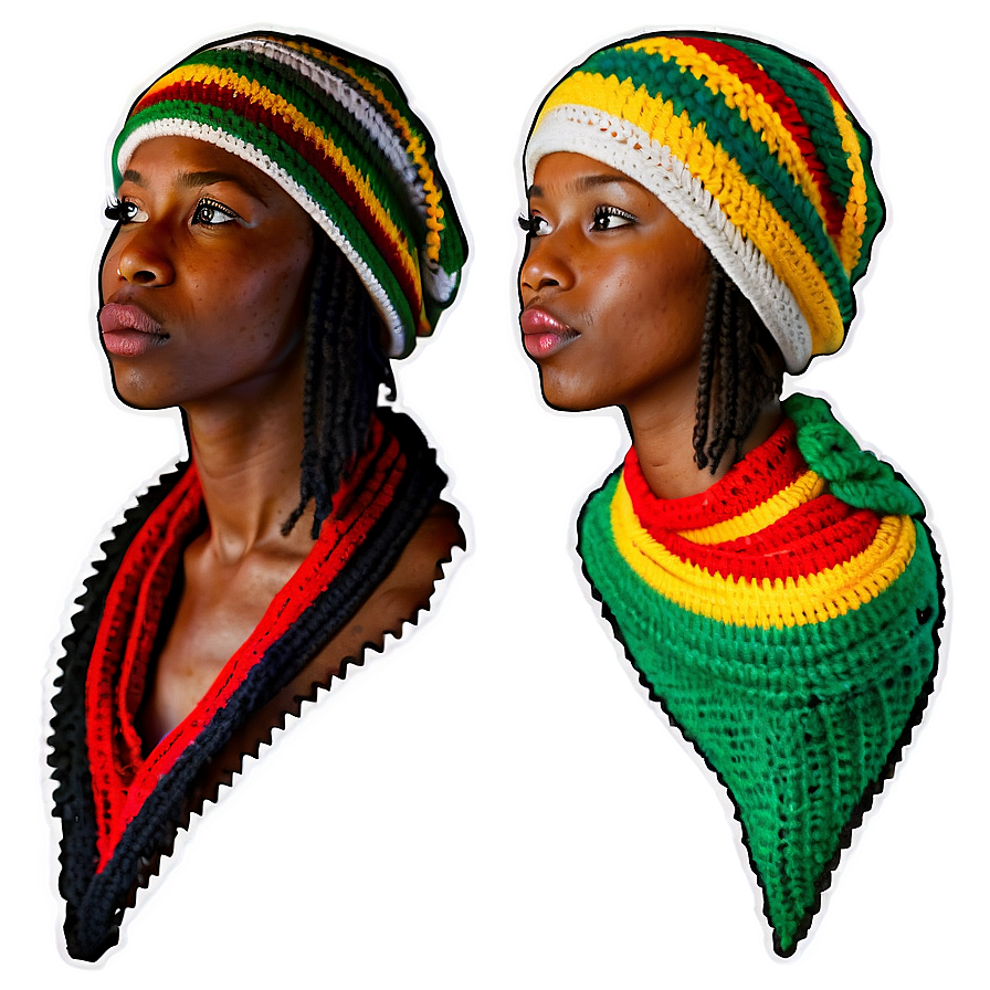 Crochet Rasta Hat Art Png 21 PNG image