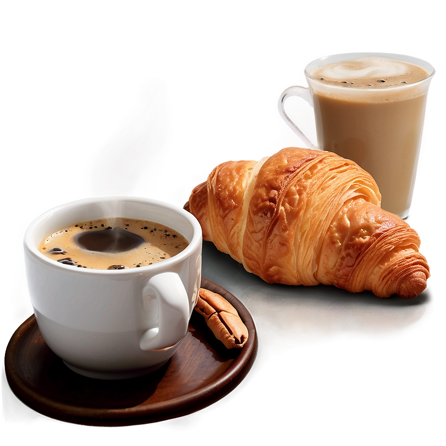 Croissant And Coffee Png Mjb7 PNG image