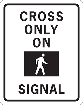 Cross Only On Signal Sign PNG image