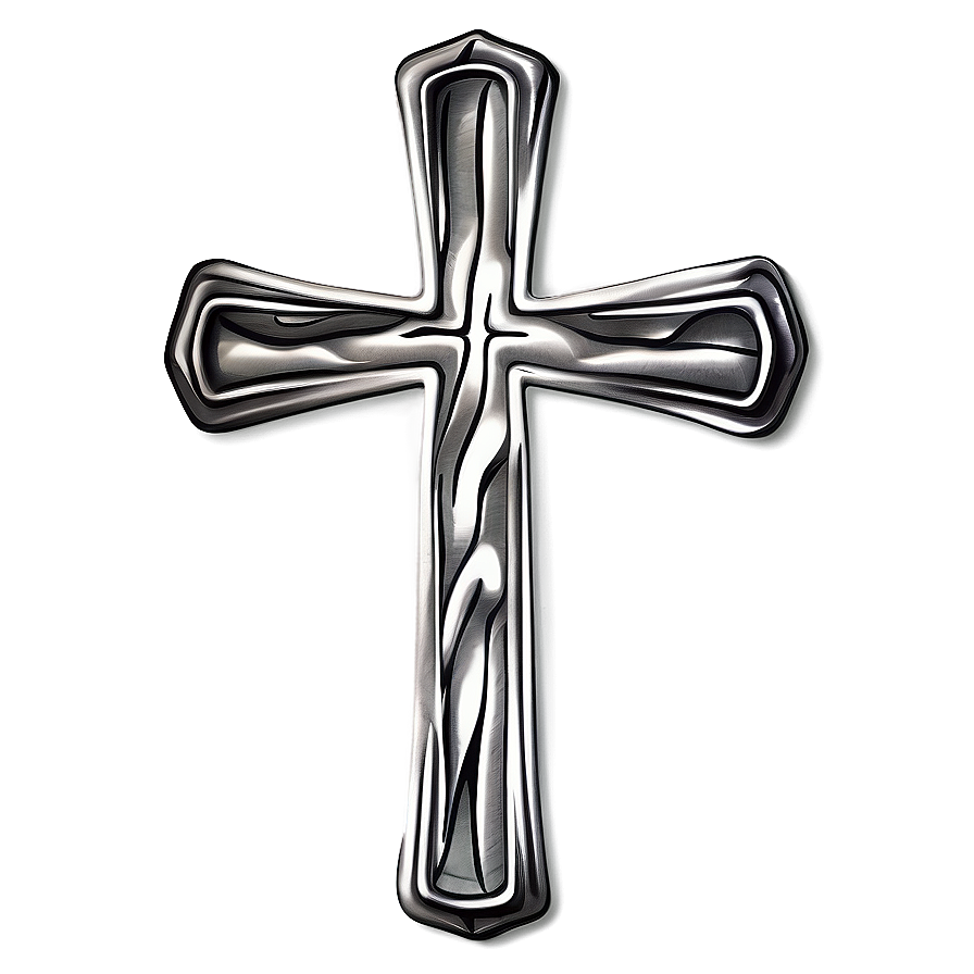 Cross Outline Drawing Png 8 PNG image