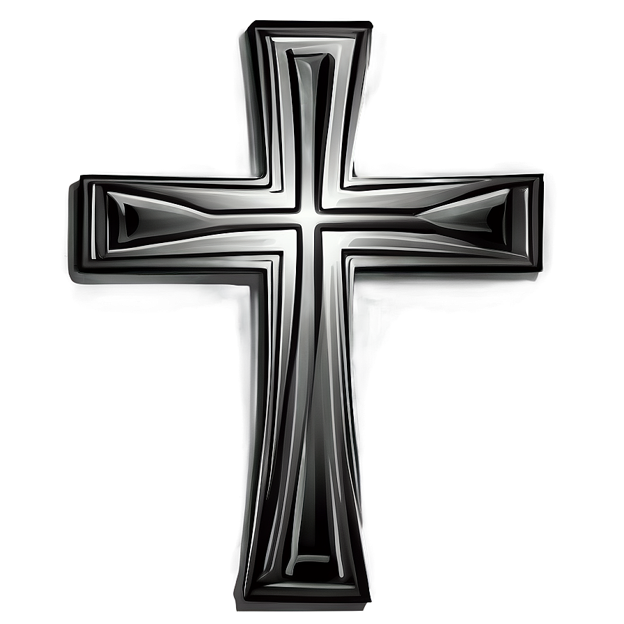 Cross Outline For Coloring Png 06122024 PNG image