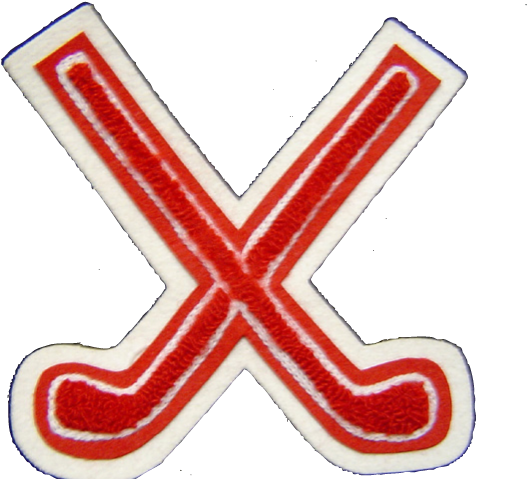 Crossed Golf Clubs Embroidery Patch PNG image