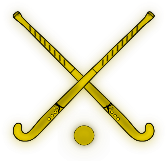 Crossed Hockey Sticksand Puck Illustration PNG image