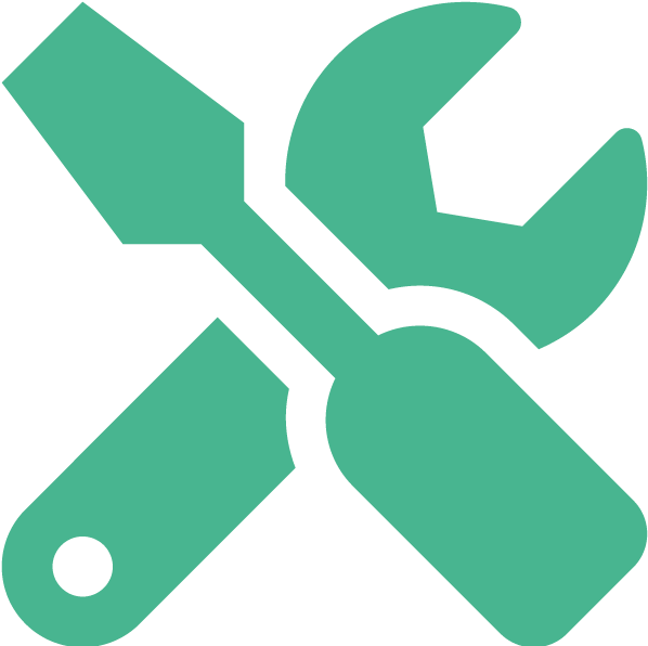 Crossed Wrenchand Screwdriver Icon PNG image