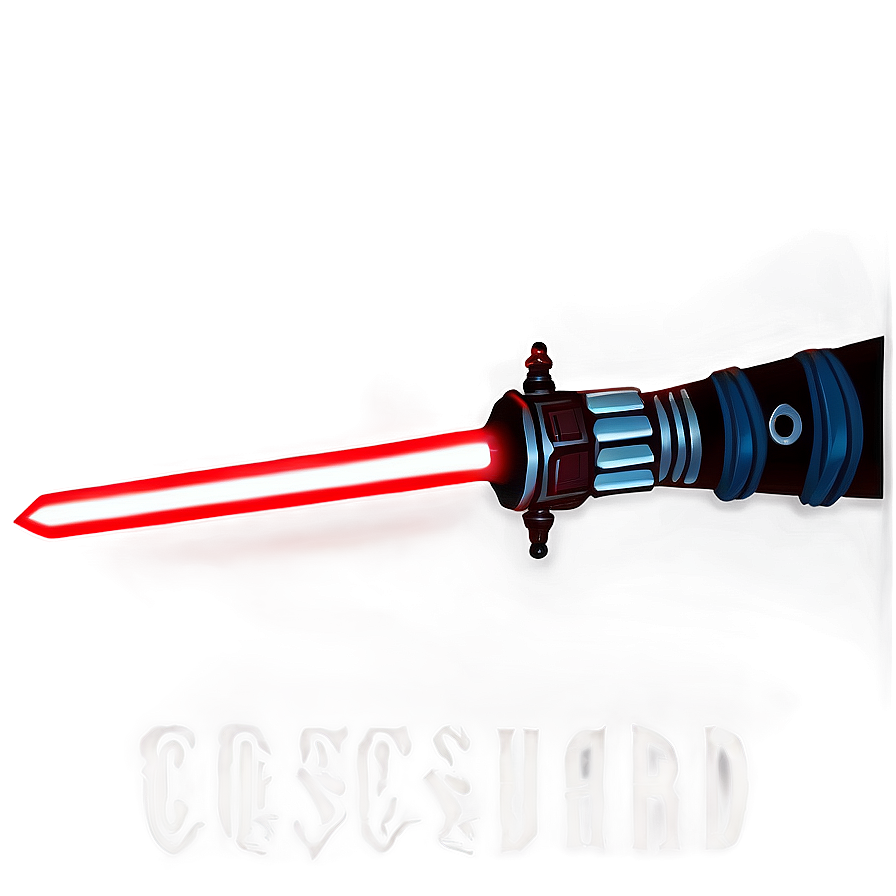 Crossguard Lightsaber Graphic Png Cmm PNG image