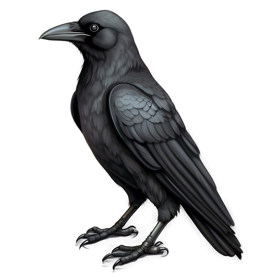 Crow Drawing Png 05232024 PNG image