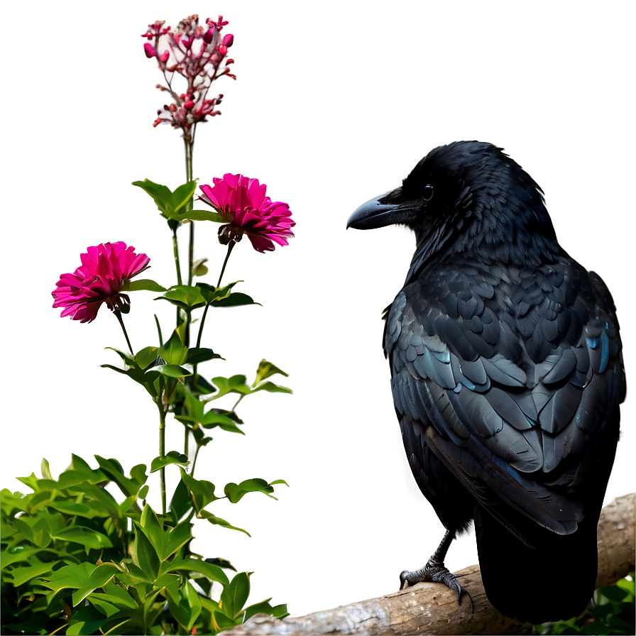 Crow In Nature Png 57 PNG image