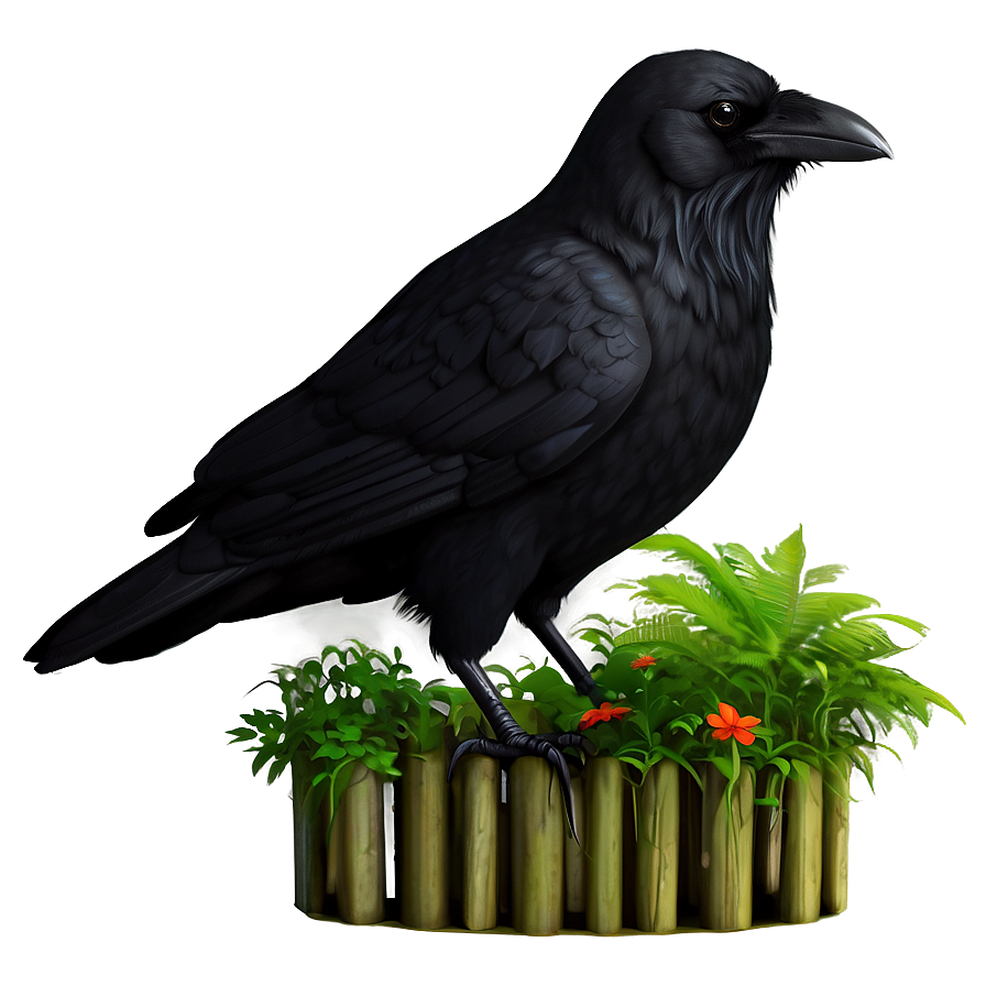 Crow In Nature Png 58 PNG image